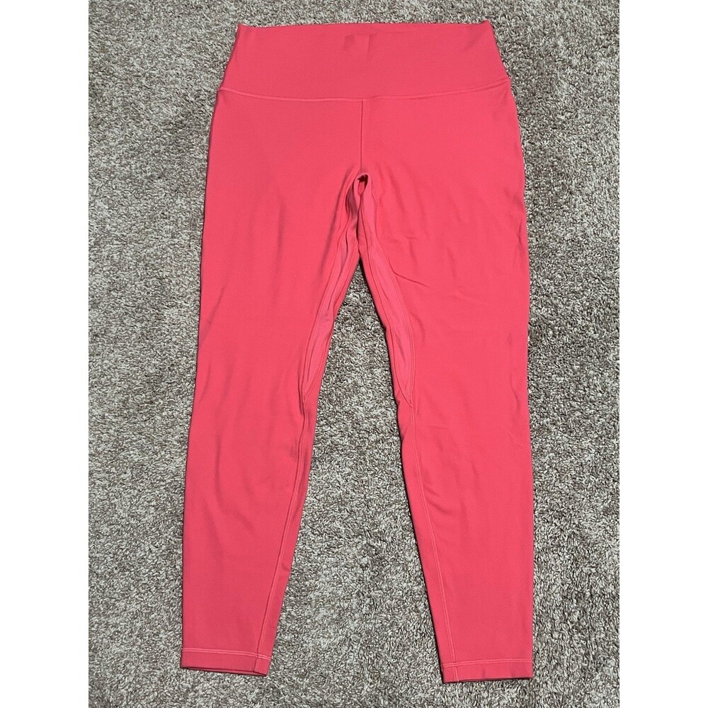 Lululemon Align HR High Rise Pant 28” Leggings Lip Gloss Pink Size 14 Nulu Yoga - Picture 3 of 12